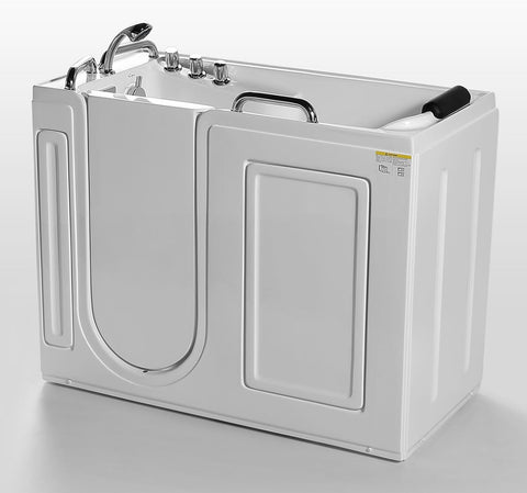 Empava 52.5 in. Acrylic Walk-in Tub Freestanding Soaking SPA Bathtub With Left Side Door Empava 52.5 in. Acrylic Walk-in Tub Freestanding Soaking SPA Bathtub With Left Side Door